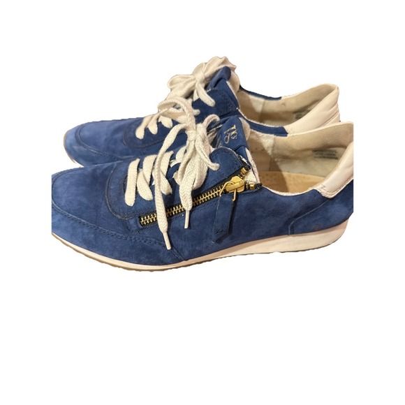 Paul Green Corrine Sneakers Oceans Suede Women's 8 1/2 Zip Lace Up Tennis Shoes - Picture 3 of 7